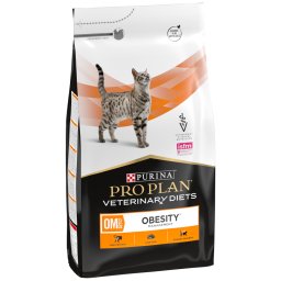 Purina Pro Plan Veterinary Diets Feline OM - Obesity Management Kattenvoer - Voordeelpakket: 3 x 5 kg