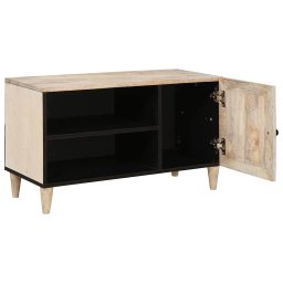 vidaXL TV Eenheden met plank Wit 80 x 33 x 46 cm Bewerkt hout