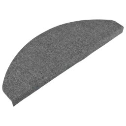 vidaXL Trapmatten zelfklevend 10 st 65x22,5x3,5 cm grijs
