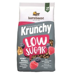 Barnhouse Krunchy Low Sugar Very Berry Biologische Muesli