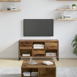 vidaXL TV-kast 100 x 36 x 49,5 cm Oud Hout Bewerkt hout