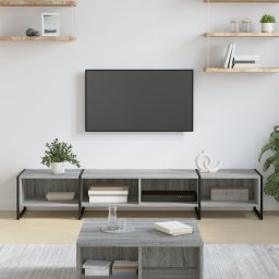 vidaXL TV-kast 170,5 x 36 x 30,5 cm Grijs Sonoma Bewerkt hout
