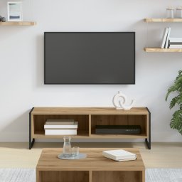 vidaXL TV-kast 100 x 36.5 x 30.5 cm Ambachtelijk eiken Bewerkt hout