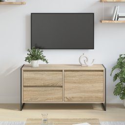 vidaXL TV-kast 100 x 36 x 49.5 cm Sonoma Bewerkt hout