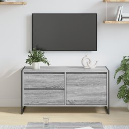 vidaXL TV-kast 100 x 36 x 49.5 cm Grijs Sonoma Bewerkt hout