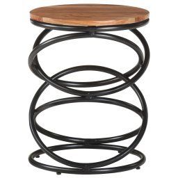 vidaXL Bijzettafel 40x40x52 cm massief acaciahout