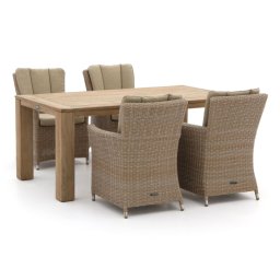 + 15% kassakorting | Intenso Adriano/ROUGH-X 180cm dining tuinset 5-delig - Laagste prijsgarantie!