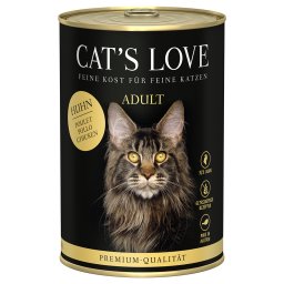 6x400g Cat's Love Puur Kip Nat Kattenvoer