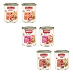 6x800g Adult Creaties met Rund Animonda Carny Kattenvoer