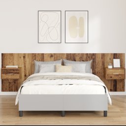 vidaXL Hoofdbord Met Kast met lade 3 pcs Oud Hout Bewerkt hout