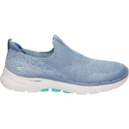 Skechers - maat 38- Go Walk 6 Dames Instappers - Blauw