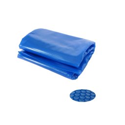 Zwembadafdekking, thermische afdekking, solarafdekking, solarafdekking, ovaal 7,31x3,65m blauw.