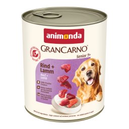 6x800g Original Senior Rund & Lam animonda GranCarno Hondenvoer