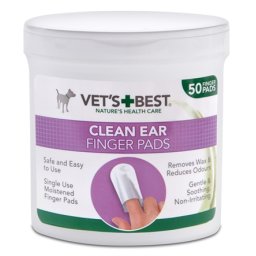 VETS BEST CLEAN EAR FINGER PADS 50 ST