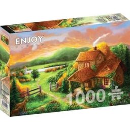 Cottage at Dusk Puzzel (1000 stukjes)