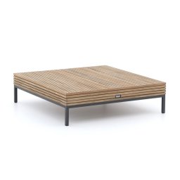 + 15% kassakorting | ROUGH-D lounge tuintafel 110x110cm - Laagste prijsgarantie!
