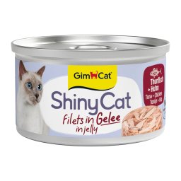 6x70g ShinyCat in Gelei Tonijn & Kip GimCat Kattenvoer