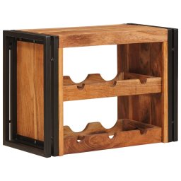 vidaXL Wijnrek Bruin 60 x 45 x 33 cm Massief Acaciahout