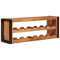 vidaXL Wijnrek Bruin 120 x 45 x 33 cm Massief Acaciahout