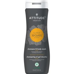 Attitude Shampoo & Body Wash 2-in-1 Sport Ginseng & Grape Seed Oil