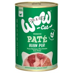 Voordeelpakket: 12x400g WOW Cat Adult Kip Pur kattenvoer nat