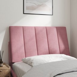 vidaXL Hoofdbordkussen "Hanko" 80 cm fluweel roze