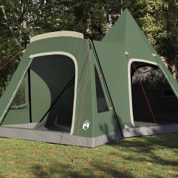 vidaXL Teepee Tent 5-Person 5-persoons Groen