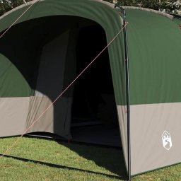 vidaXL Familietent voor 12 Personen 12-persoons Groen en Wit