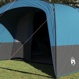 vidaXL Familietent voor 12 Personen 12-persoons Blauw en Grijs