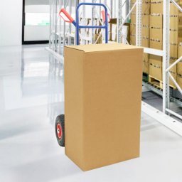 vidaXL Uittrekbare handkar Blauw en Rood 49,5 x 53 x 114 cm Staal