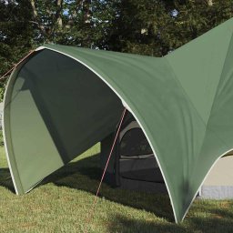 vidaXL Teepee Tent 3-Person 3-persoons Groen en Grijs
