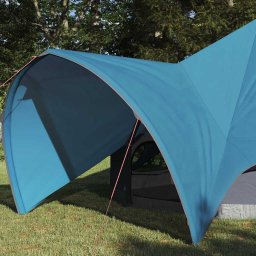 vidaXL Teepee Tent 3-Person 3-persoons Blauw en Grijs