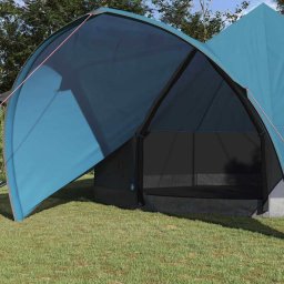 vidaXL Teepee Tent 7-Persoon 7-persoons Blauw en Grijs