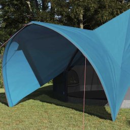 vidaXL Teepee Tent 9-Person 9-persoons Blauw en Grijs