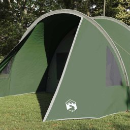vidaXL Tunnel Tent 4-Person 4-persoons Groen en Wit