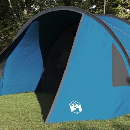 vidaXL Tunnel Tent 5-Person 5-persoons Blauw en Grijs