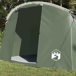 vidaXL Tunnel Tent 4-Person 4-persoons Groen en Wit