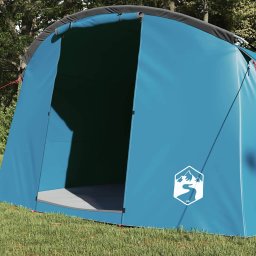 vidaXL Tunnel Tent 4-Person 4-persoons Blauw en Grijs