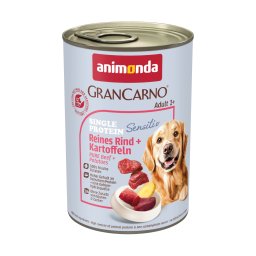 6x400g animonda GranCarno Adult SensitivePuur Rund & Aardappelen Honden Natvoer