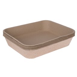 TIAKI wegwerp kattenbak Alba set van 5