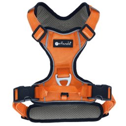 Petlando buitentuigje, oranje maat S: 46-56cm borstomtrek hond