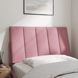 vidaXL Hoofdbordkussen "Hanko" 90 cm fluweel roze