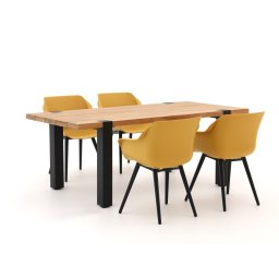 + 15% kassakorting | Hartman Sophie Studio/Esmee 200cm dining tuinset 5-delig - Laagste prijsgarantie!