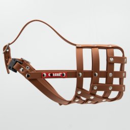 COLORI® Herder muilkorf M, lichtbruin maat 7 hond