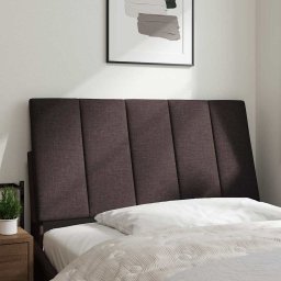 vidaXL Hoofdbordkussen "Hanko" 100 cm stof donkerbruin