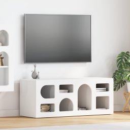 vidaXL TV-kast ELST 100 x 35 x 40 cm Wit Bewerkt hout