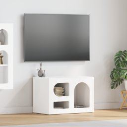vidaXL TV-kast ELST 60 x 35 x 40 cm Wit Bewerkt hout