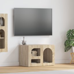 vidaXL TV-kast ELST 60 x 35 x 40 cm Sonoma Eiken Bewerkt hout