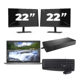 Dell Latitude 5320 - Intel Core i7-11e Generatie - 13 inch - 16GB RAM - 256GB SSD - Windows 11 Home + 2x 22 inch Monitor