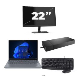 Lenovo ThinkPad X13 - AMD Ryzen 3 PRO 4450U - 13 inch - 8GB RAM - 256GB SSD - Windows 11 Home + 1x 22 inch Monitor